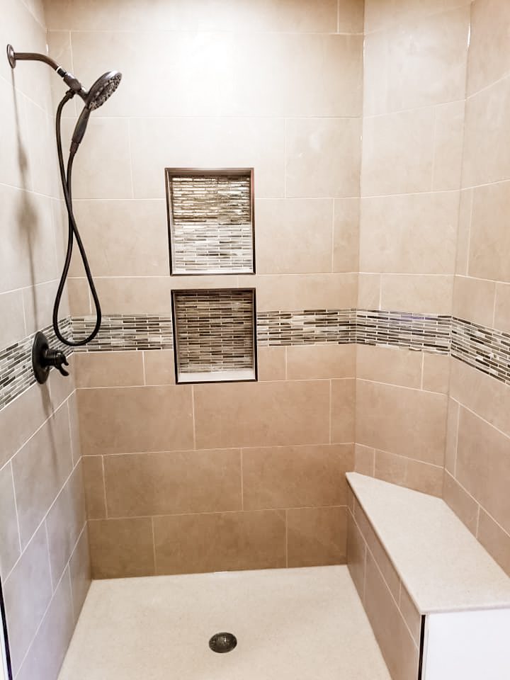 custome shower tile