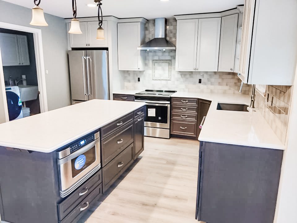 kitchen with tile inlay view 2